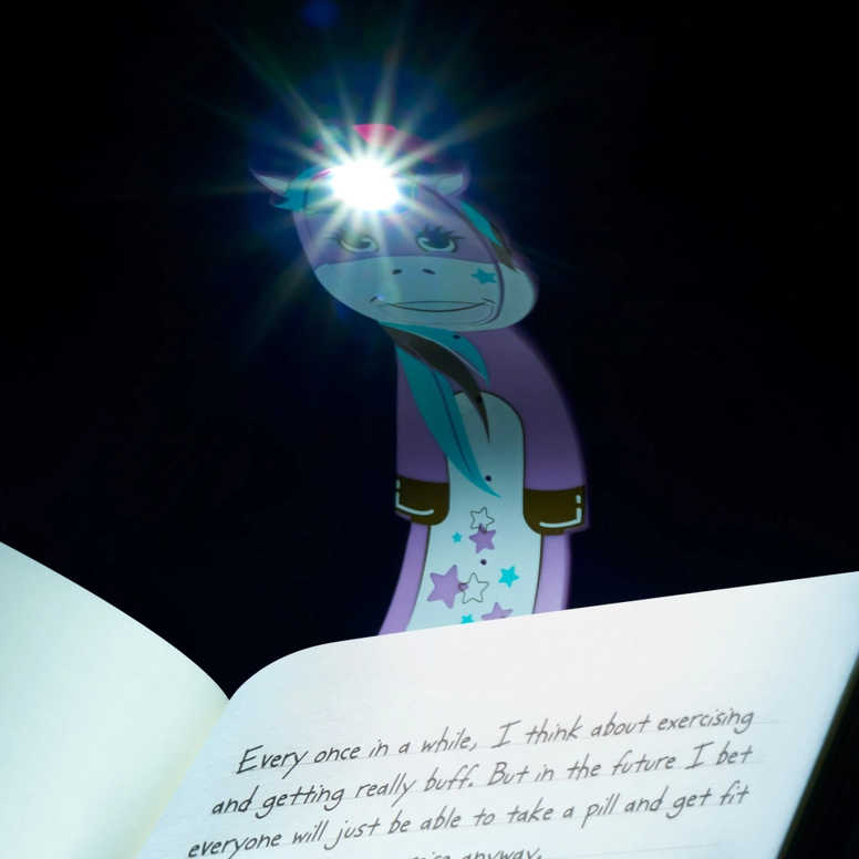 Flexilight Unicorn Purple Book Light