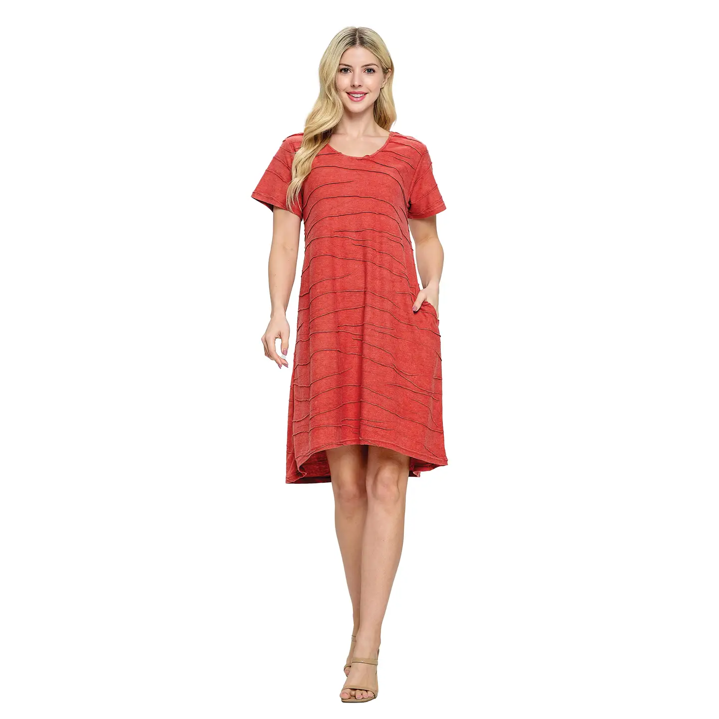 Boho Stitch Fabric Dress
