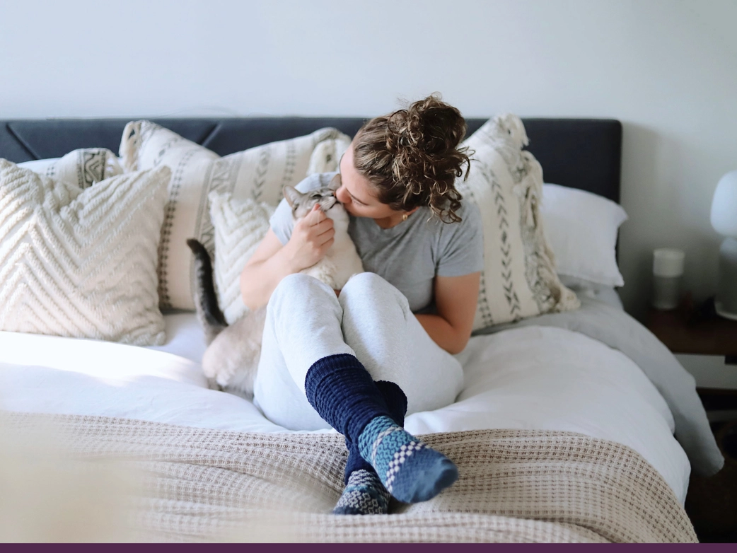 Cerulean Slouch Socks