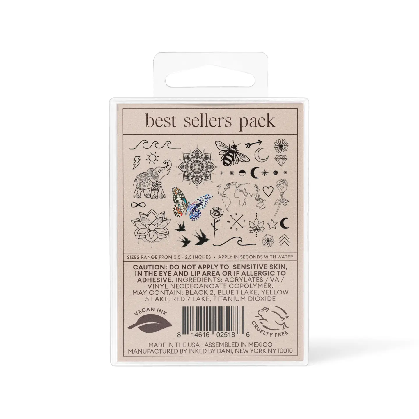 Temporary Tattoo Pack