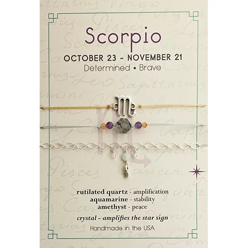 Zodiac Bracelet Set of 3
