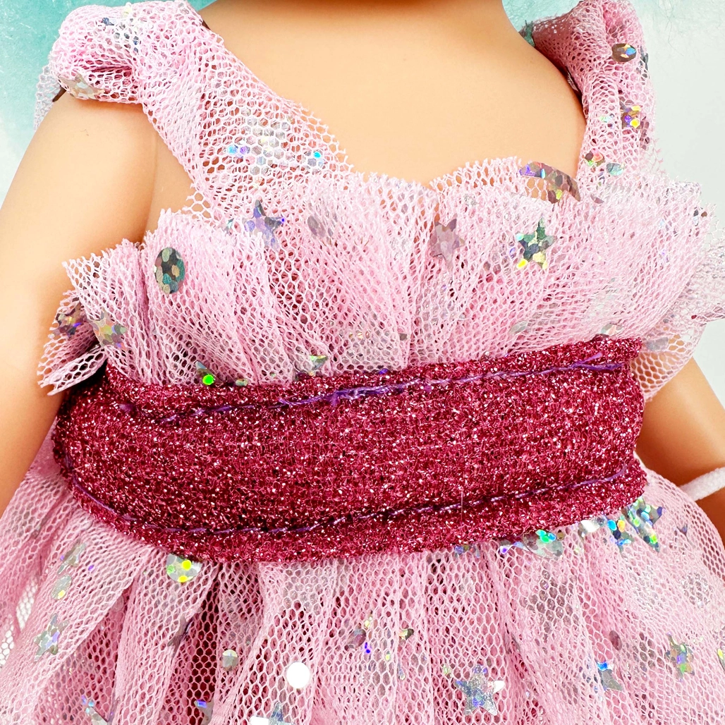 Mia Doll with Pet Turquoise Cotton Candy