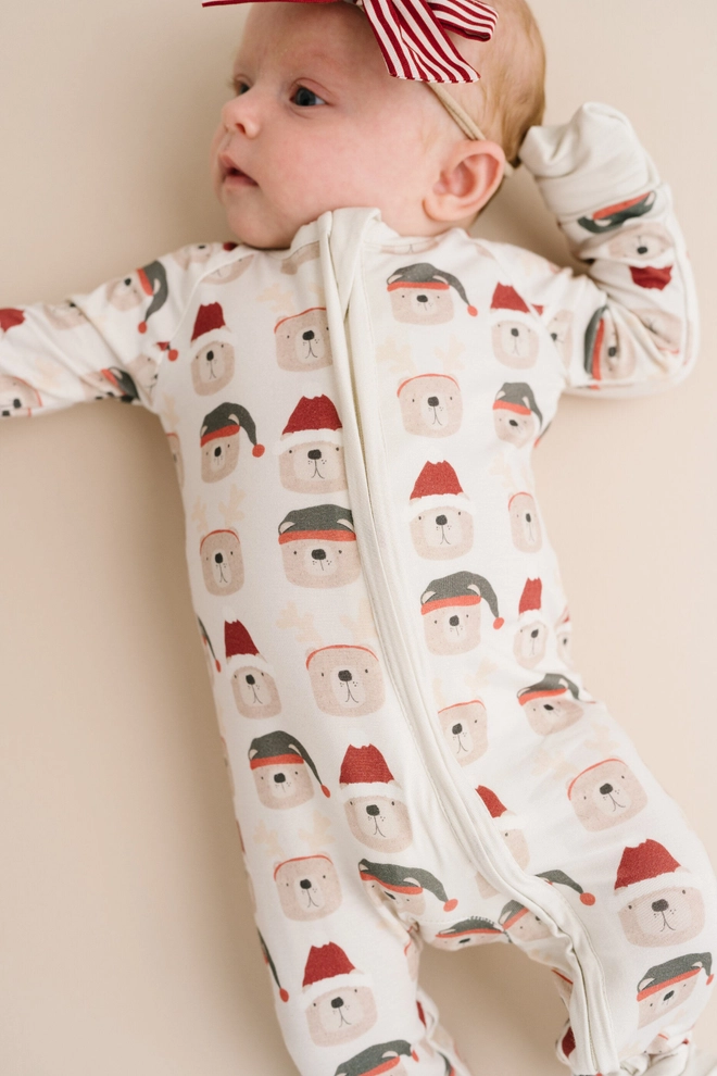 Christmas Bears Bamboo Sleeper