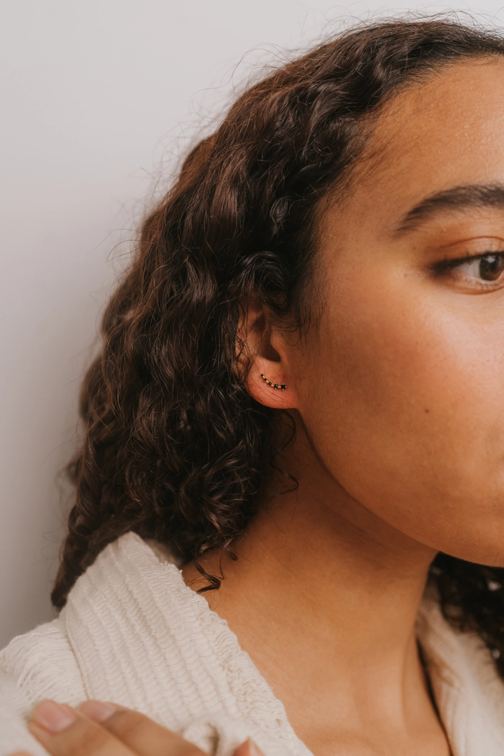 Crawler Earrings - Black