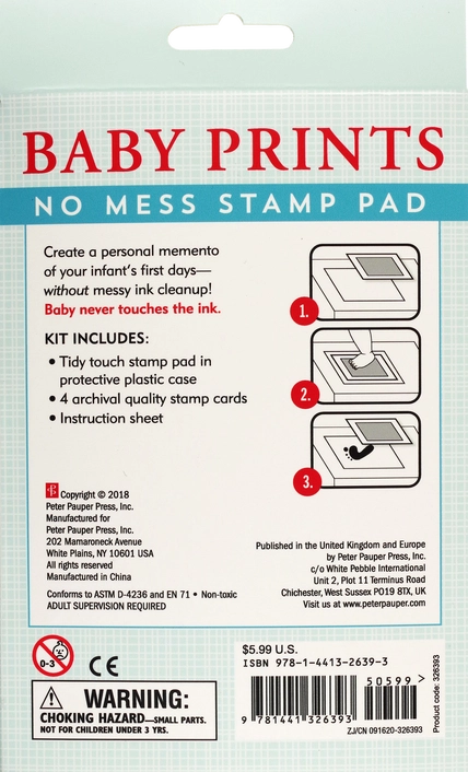 Baby Prints No Mess Stamp Pad