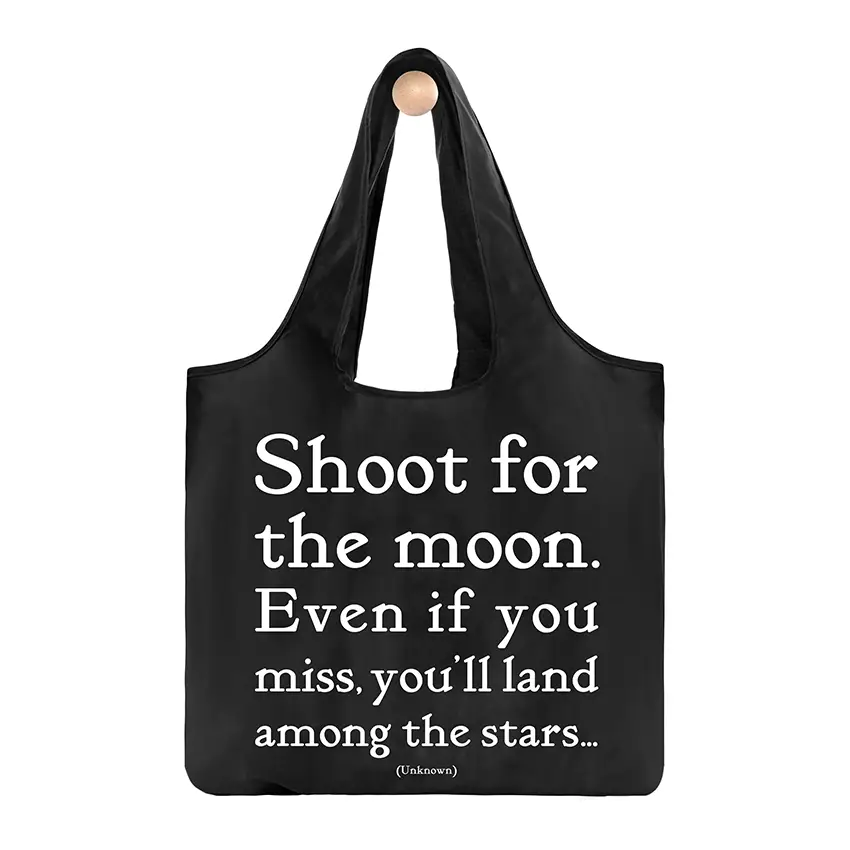 Quote Bag - Shoot For Moon