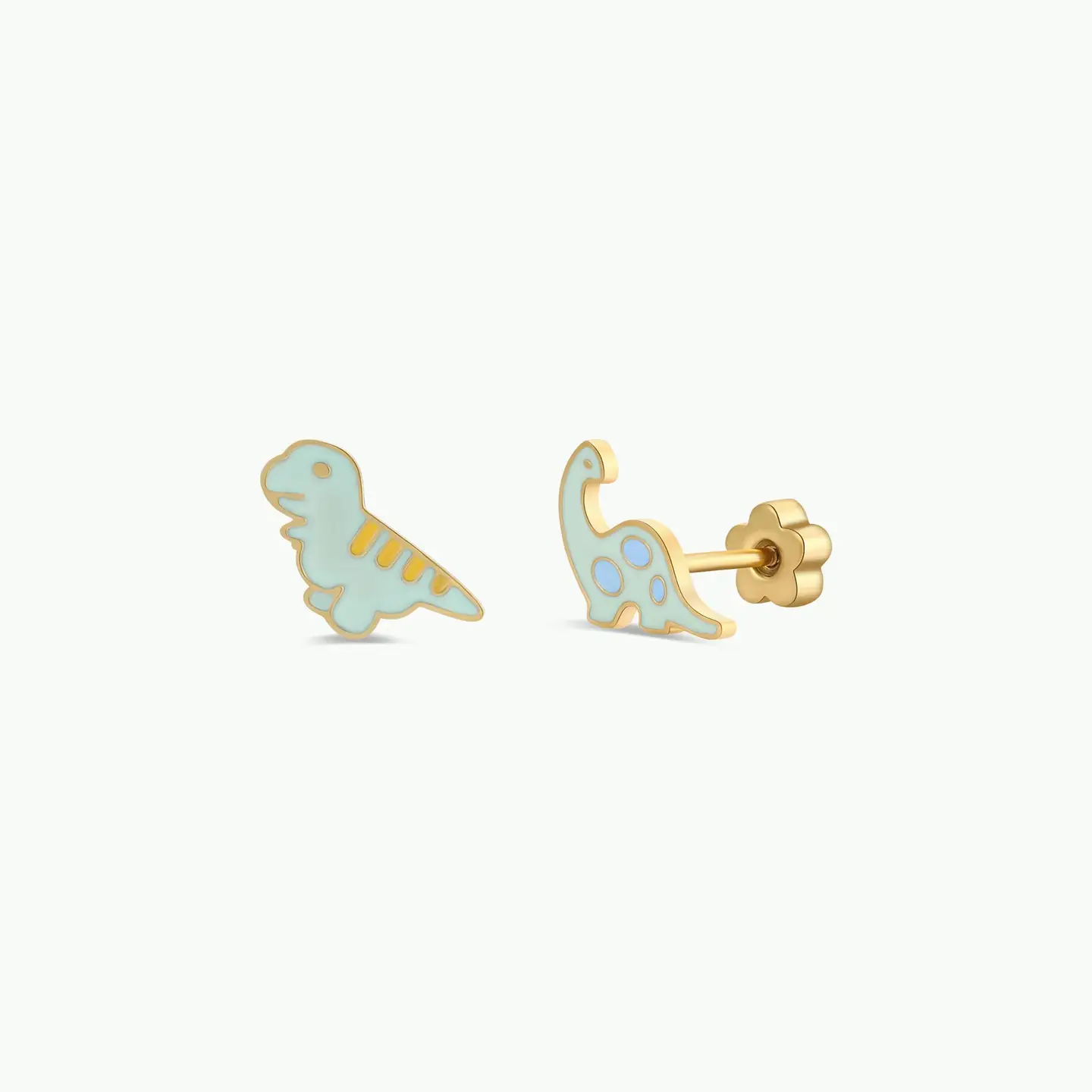 Dinosaur Flat Back Earrings