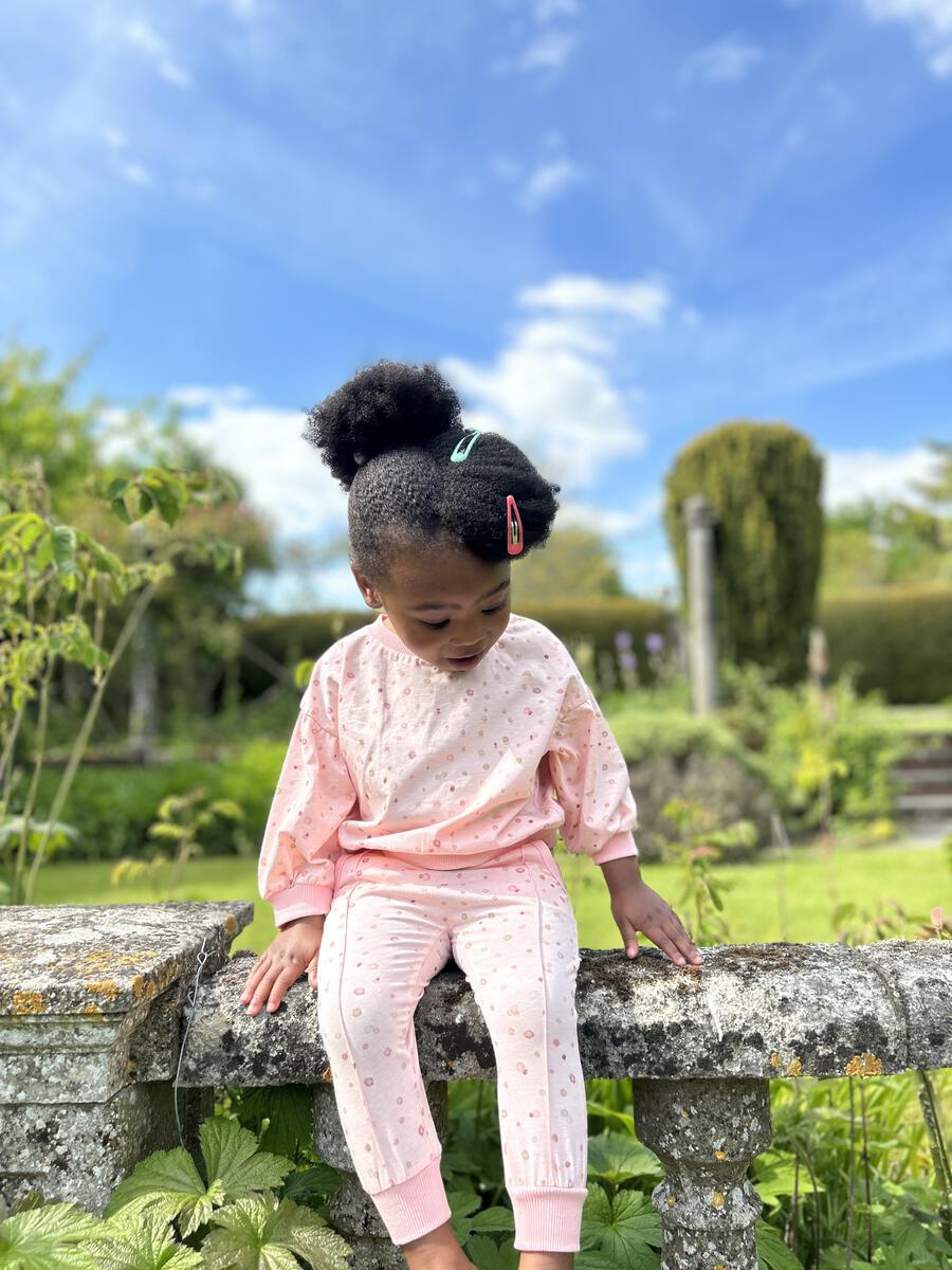 Baby Jona Pink Polka Dots Pants