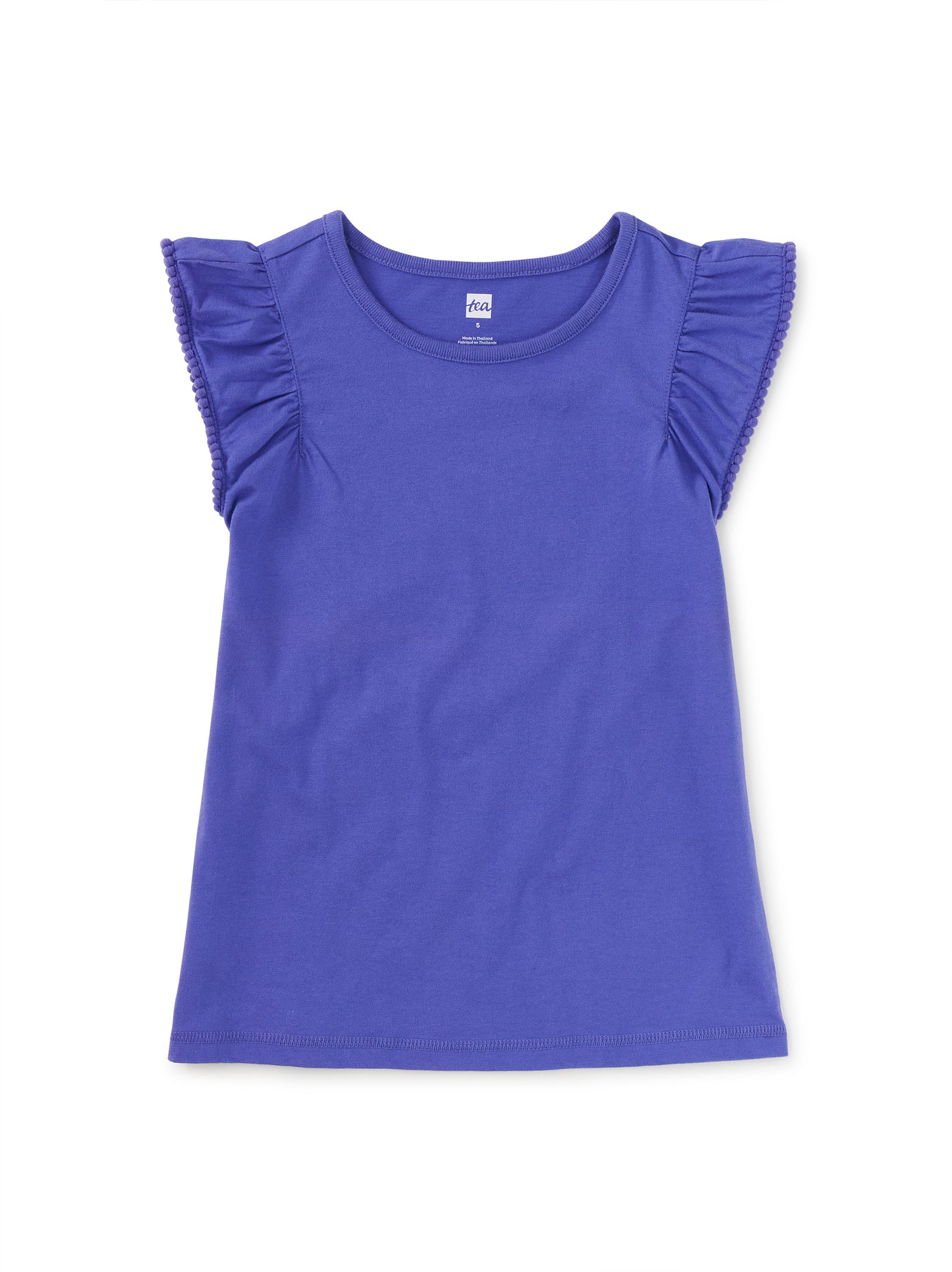 Girls Pom Pom Flutter Top