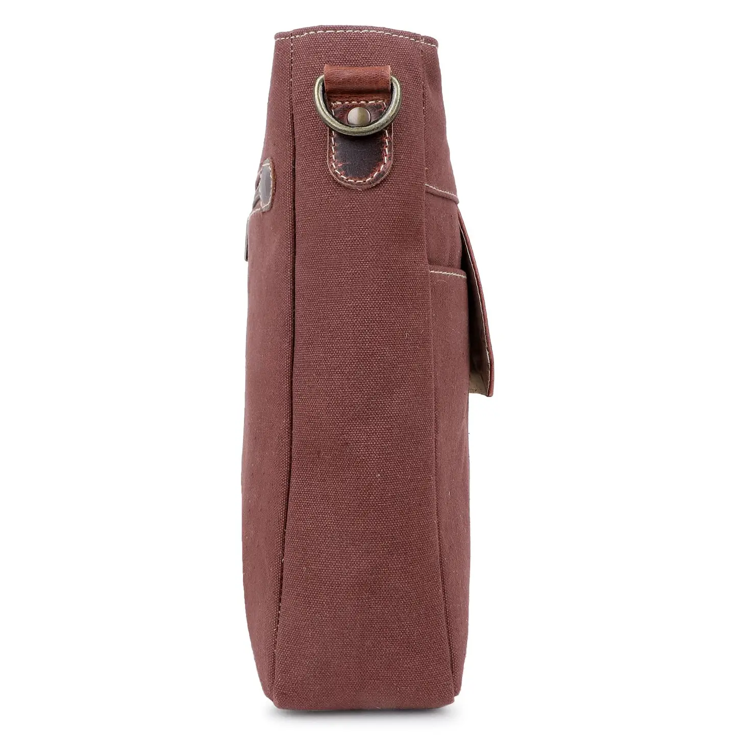 Women's Square Crossbody Bag - Script Print