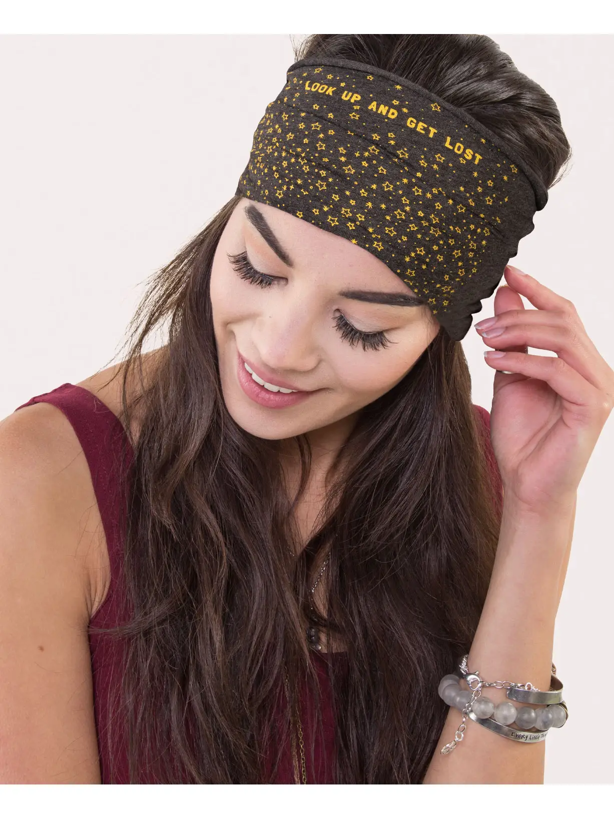 Boho Headband Look Up Stars