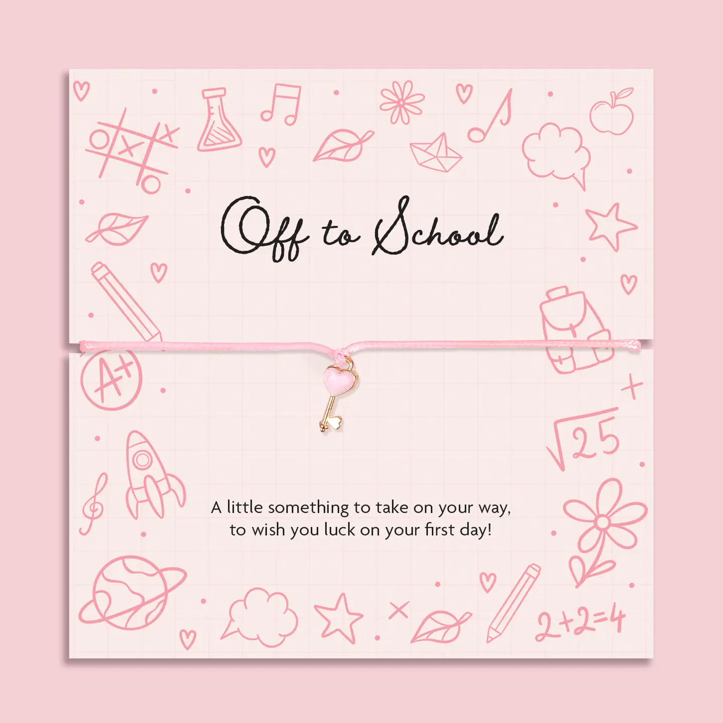 Off To School Wish Bracelet