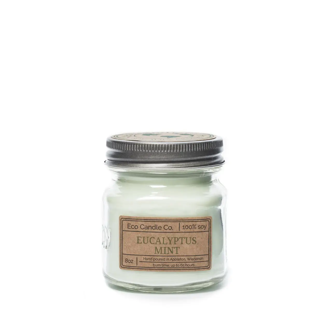Mason Candle Eucalyptus Mint