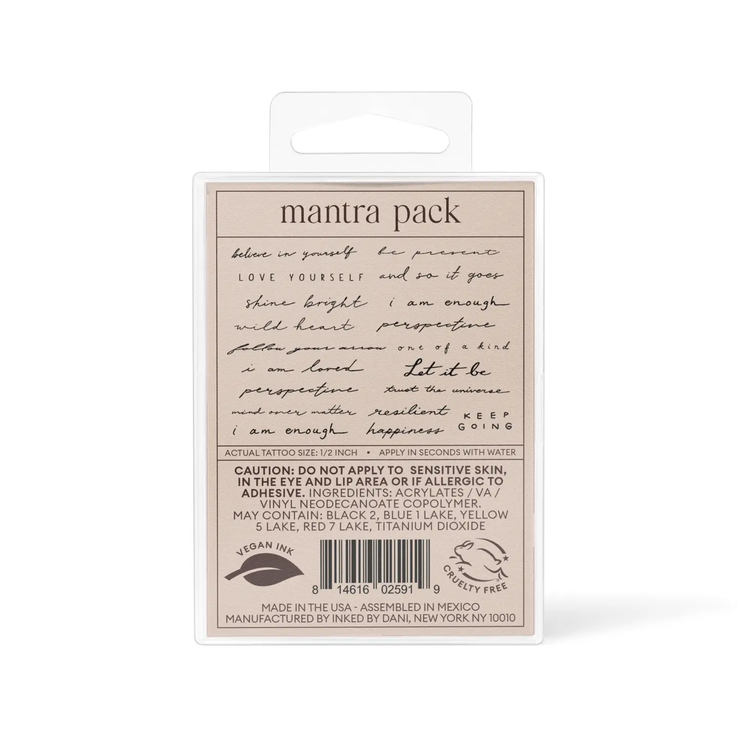 Temporary Tattoo Pack
