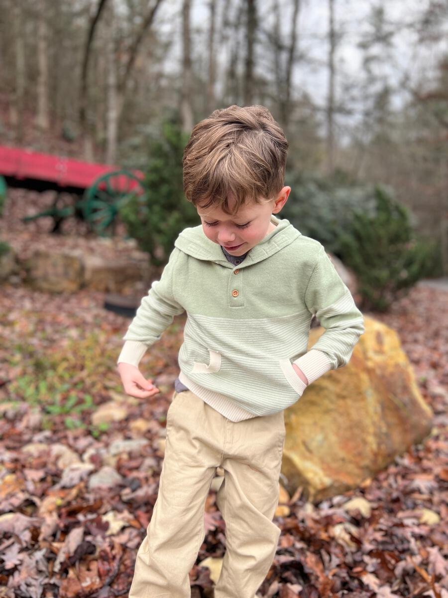 Boys Jay Twill Pants - Stone