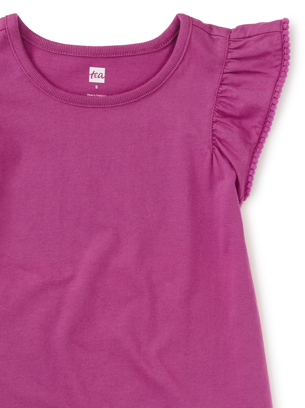 Girls Pom Pom Flutter Top