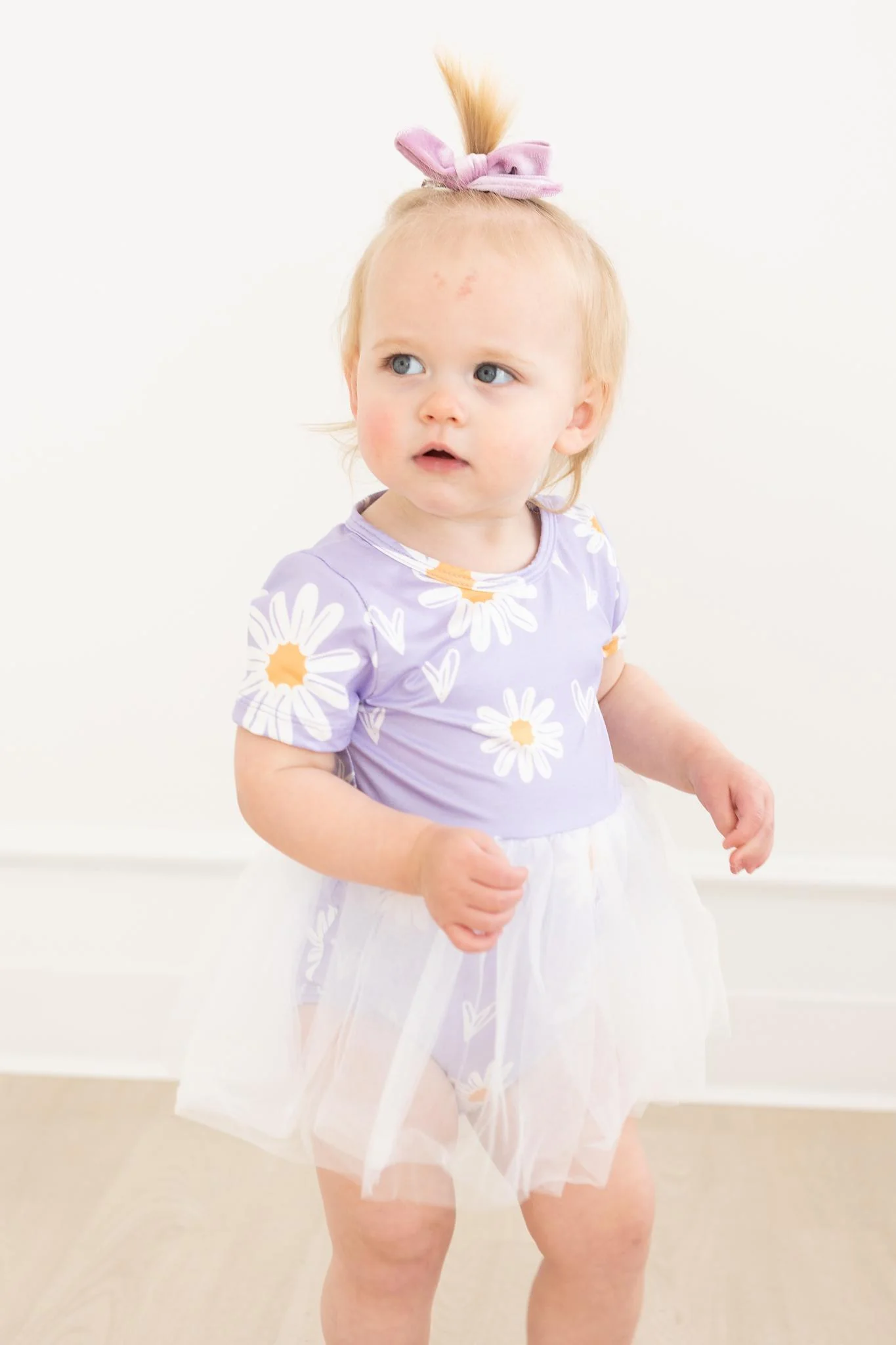 I Heart Daisies Tutu Baby Dress