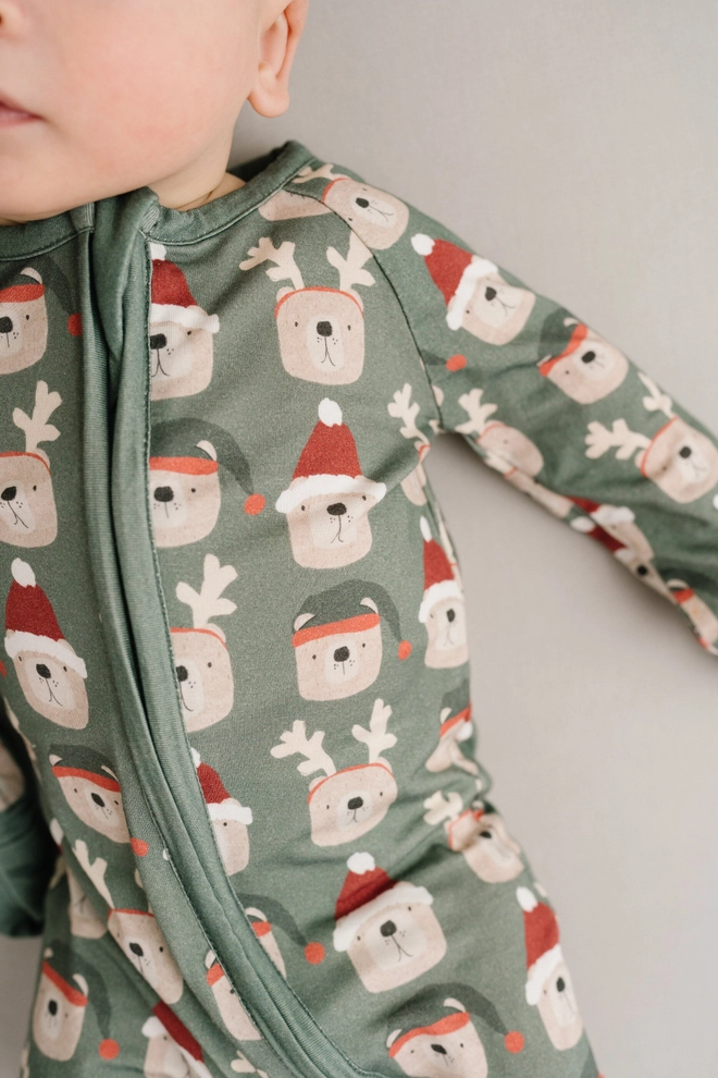 Christmas Bears Bamboo Sleeper