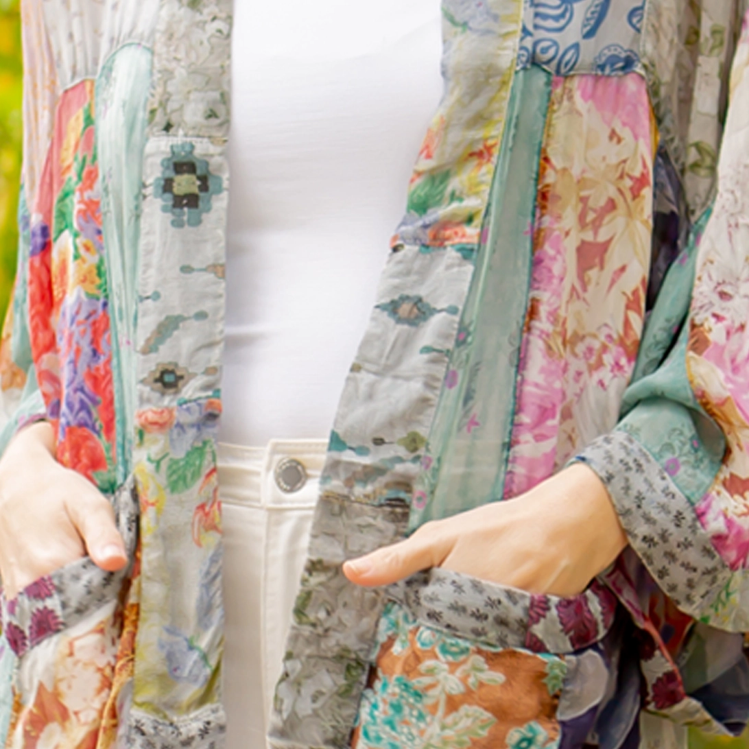 Mix N' Match Patchwork Kimono