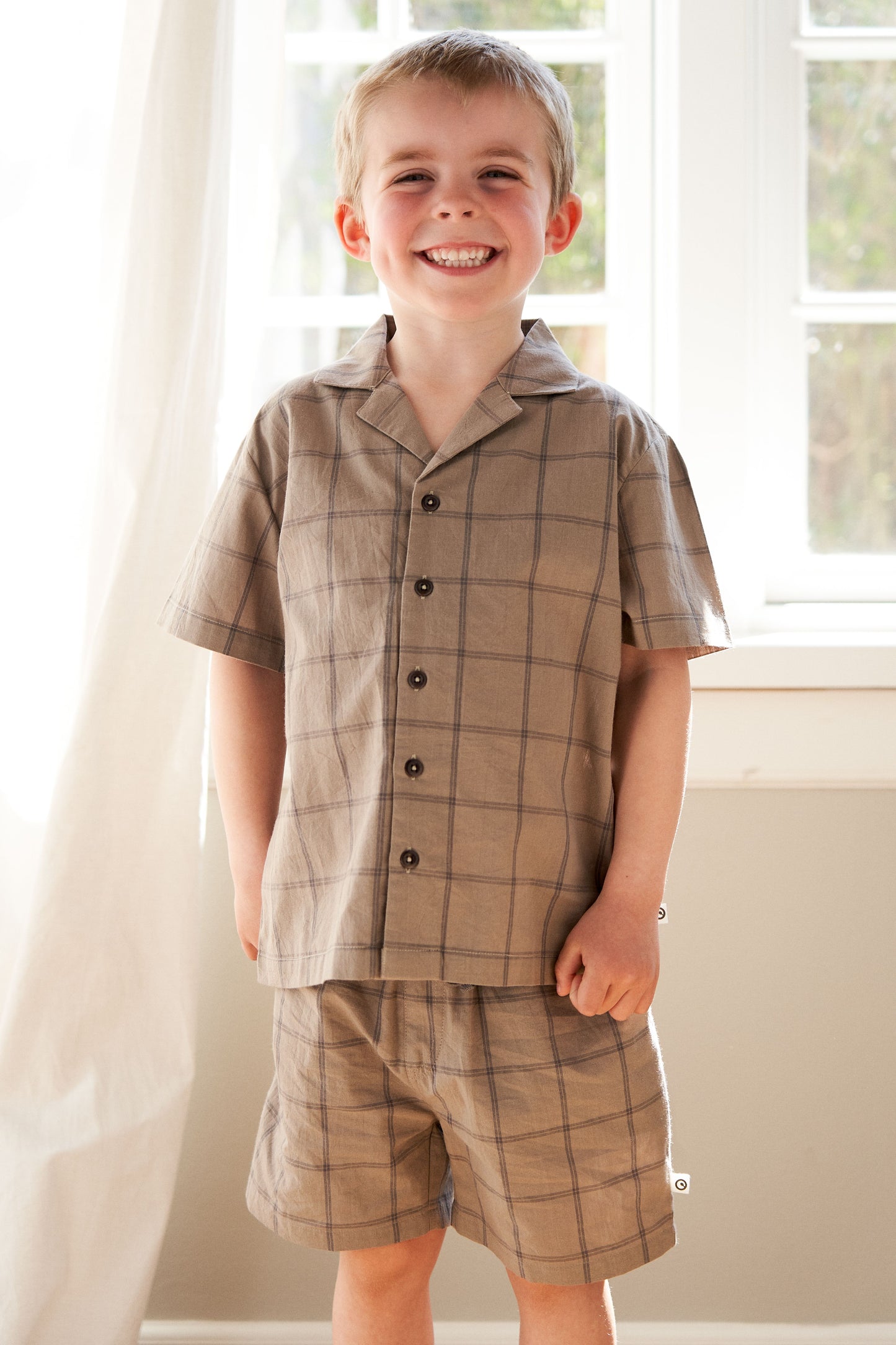 Kids Check Shorts