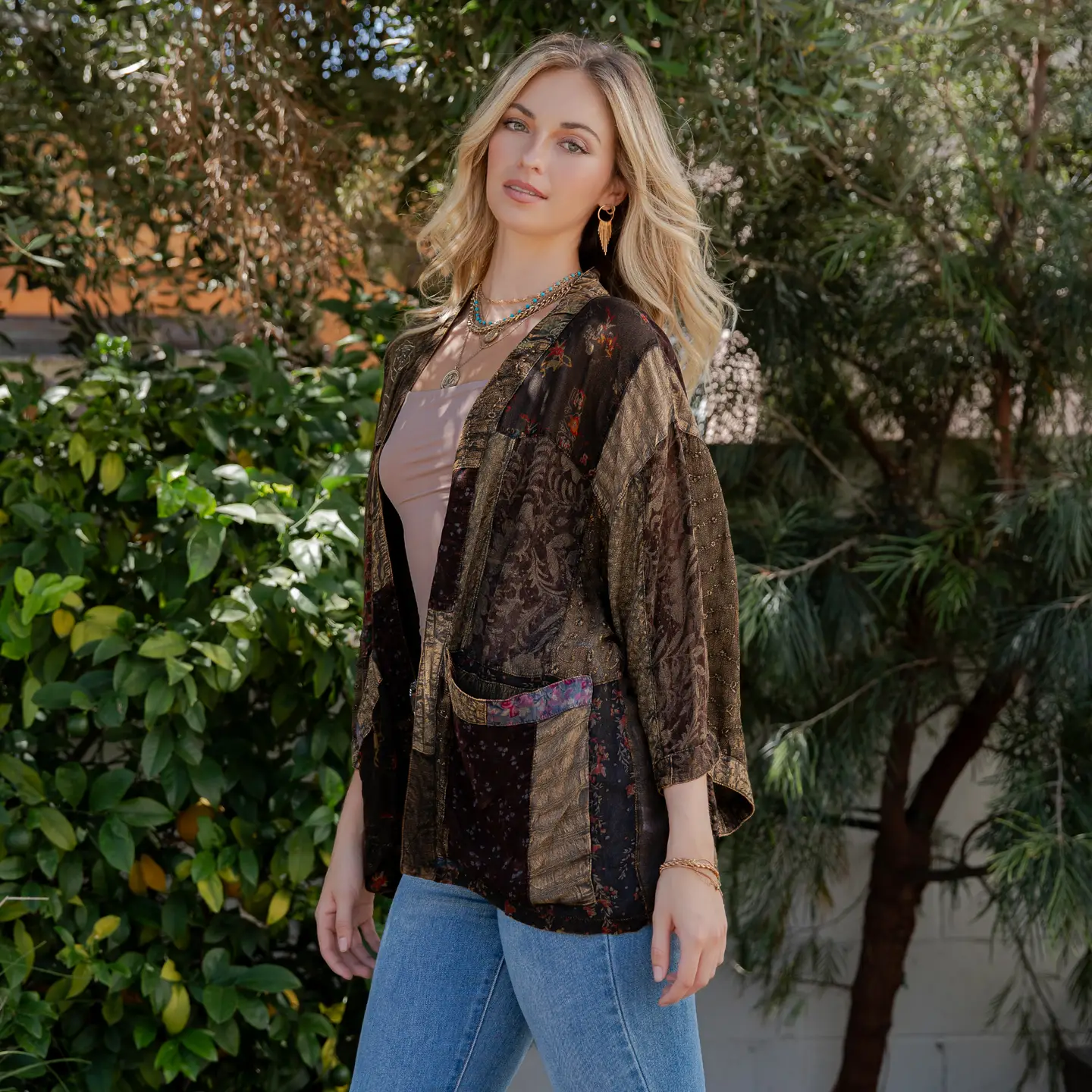 Mix N' Match Patchwork Kimono