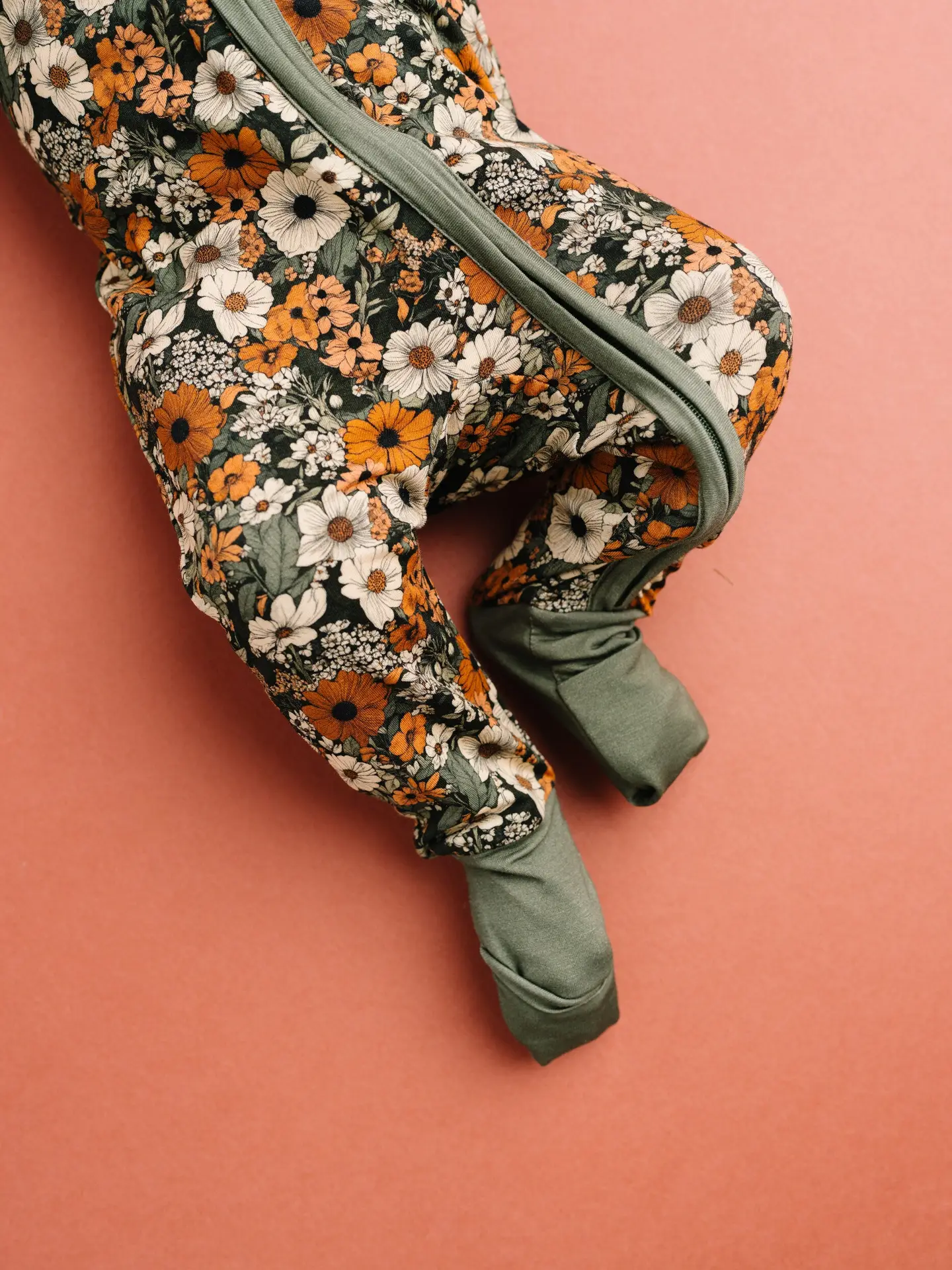 Rust Blooms Bamboo Sleeper
