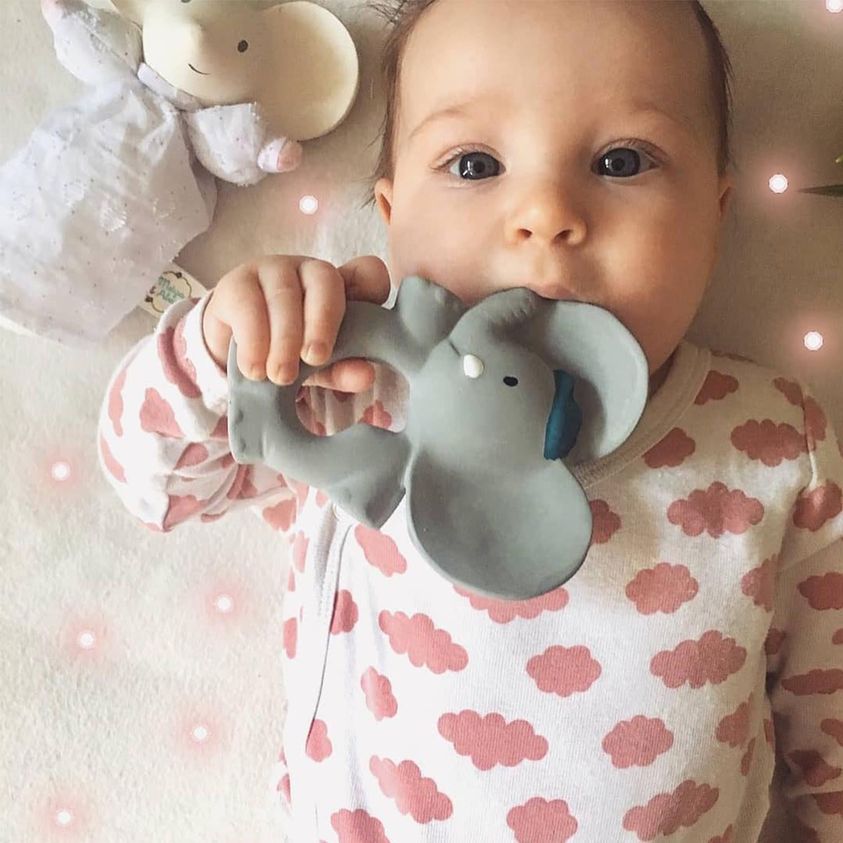 Alvin the Elephant Rubber Teether