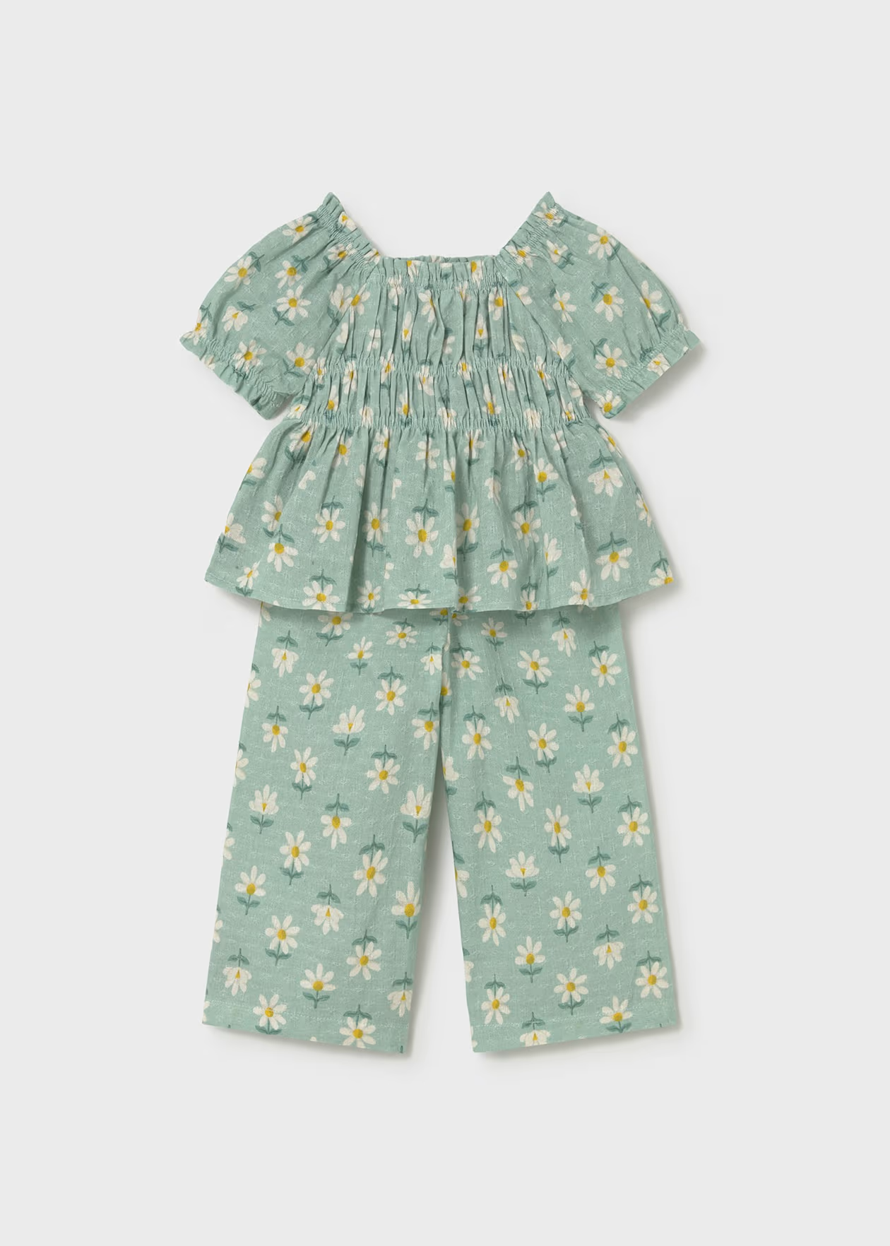 Baby Floral Top + Pant Set