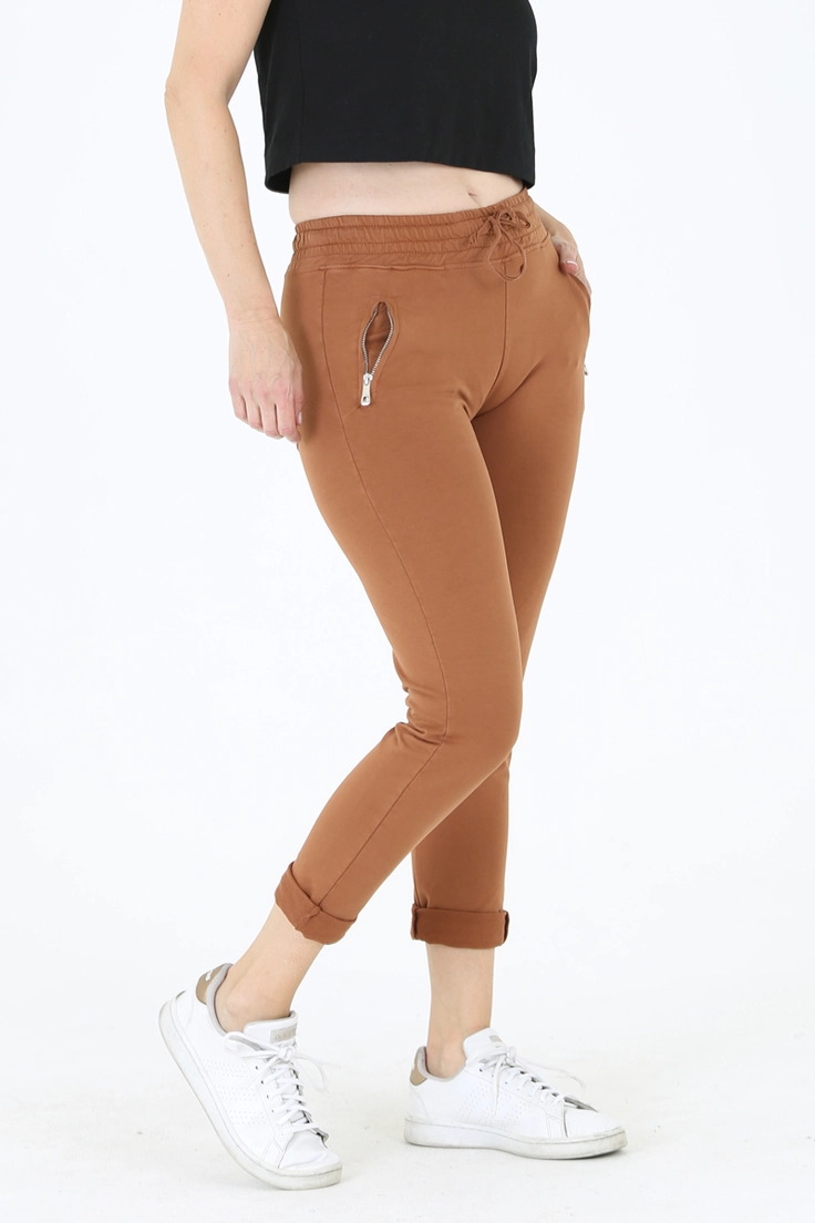 French Terry Joggers w/ Zipper Pocket