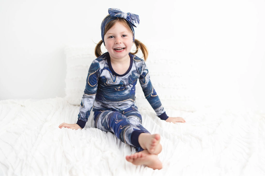 Marbleous Night Kids Bamboo Pajamas