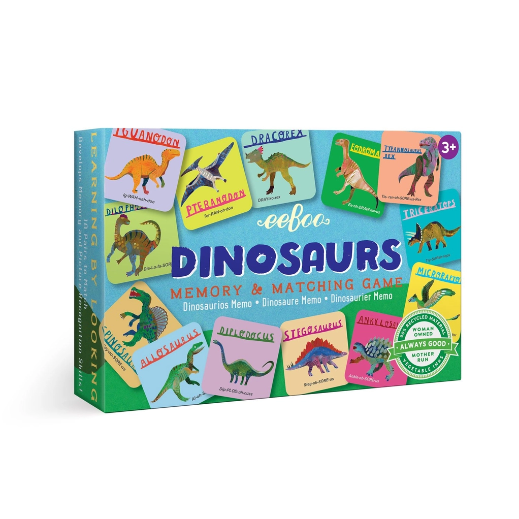 Dinosaurs Memory Match Game