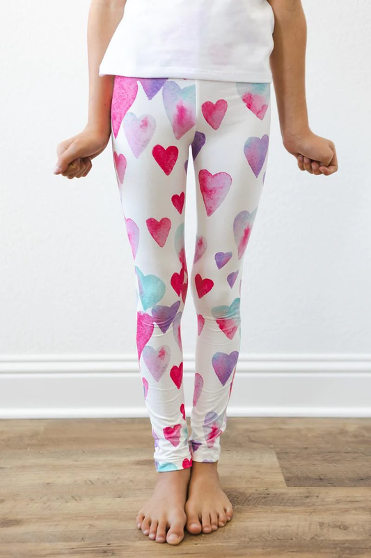 Girls Light Hearted Leggings