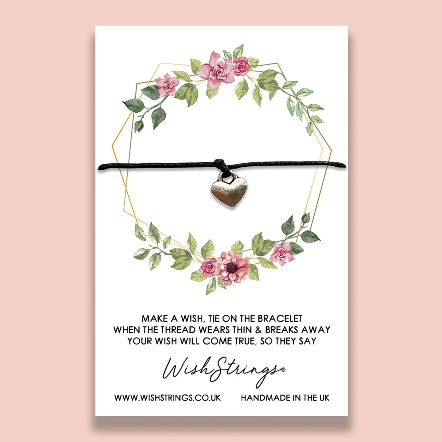 Geometric Floral WishString