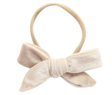 Velvet Bow Headband