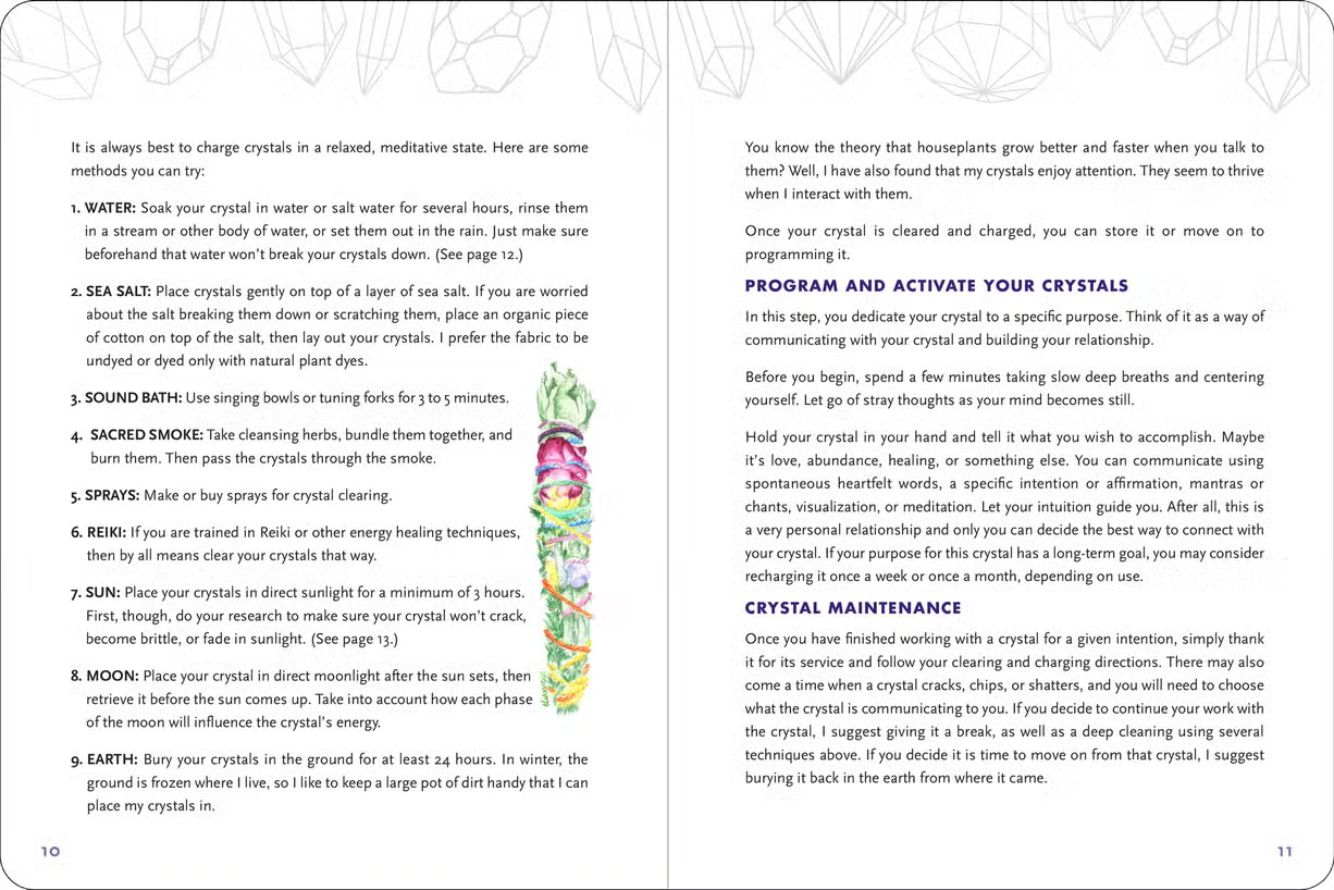 The Crystals Journal Book
