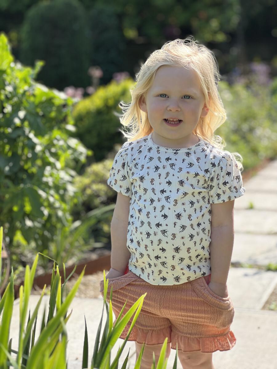 Girls Lyra Coral Shorts
