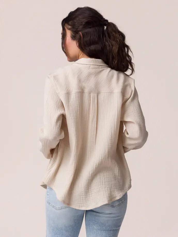 Effortless Button-Up Top