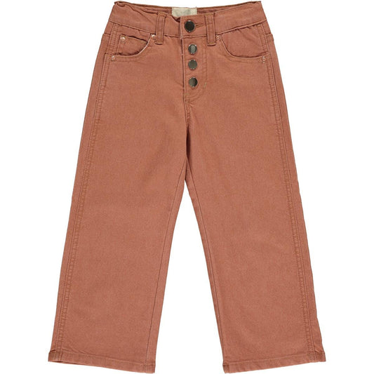 Girls Hayden Wide Leg Pants Rust