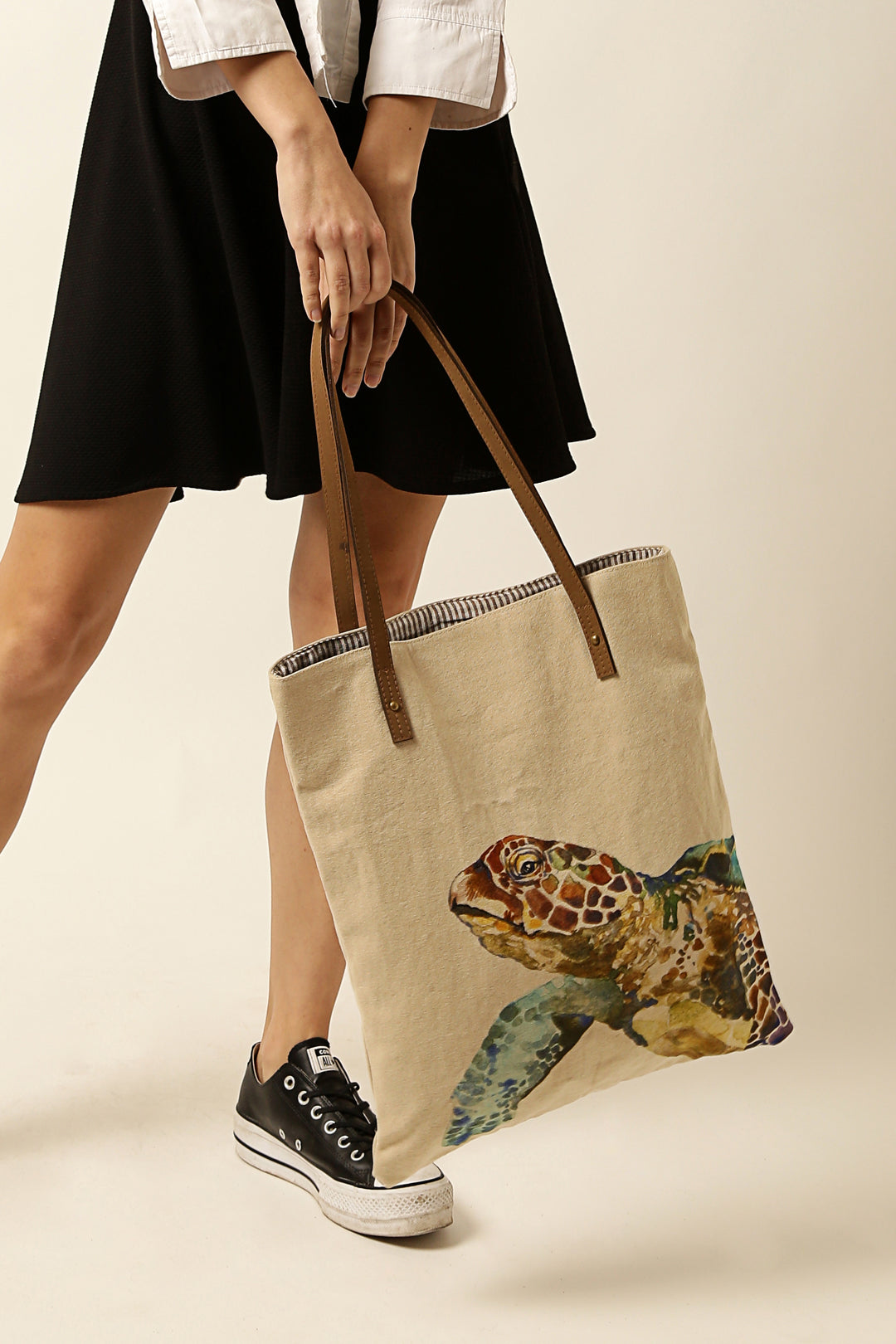 Sea Turtle Book Bag Tote