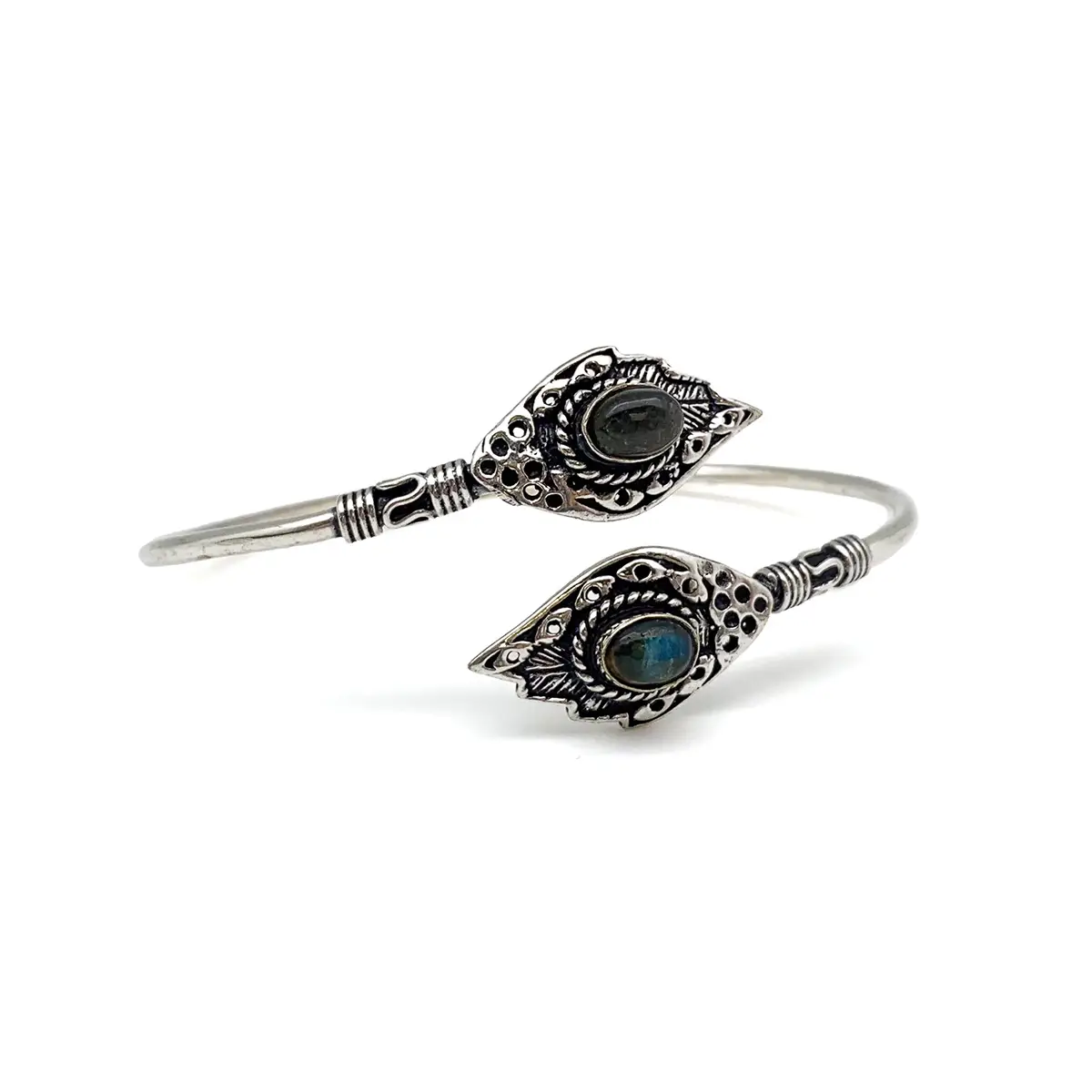 Tanvi Cuff Bracelet Silver Bangle