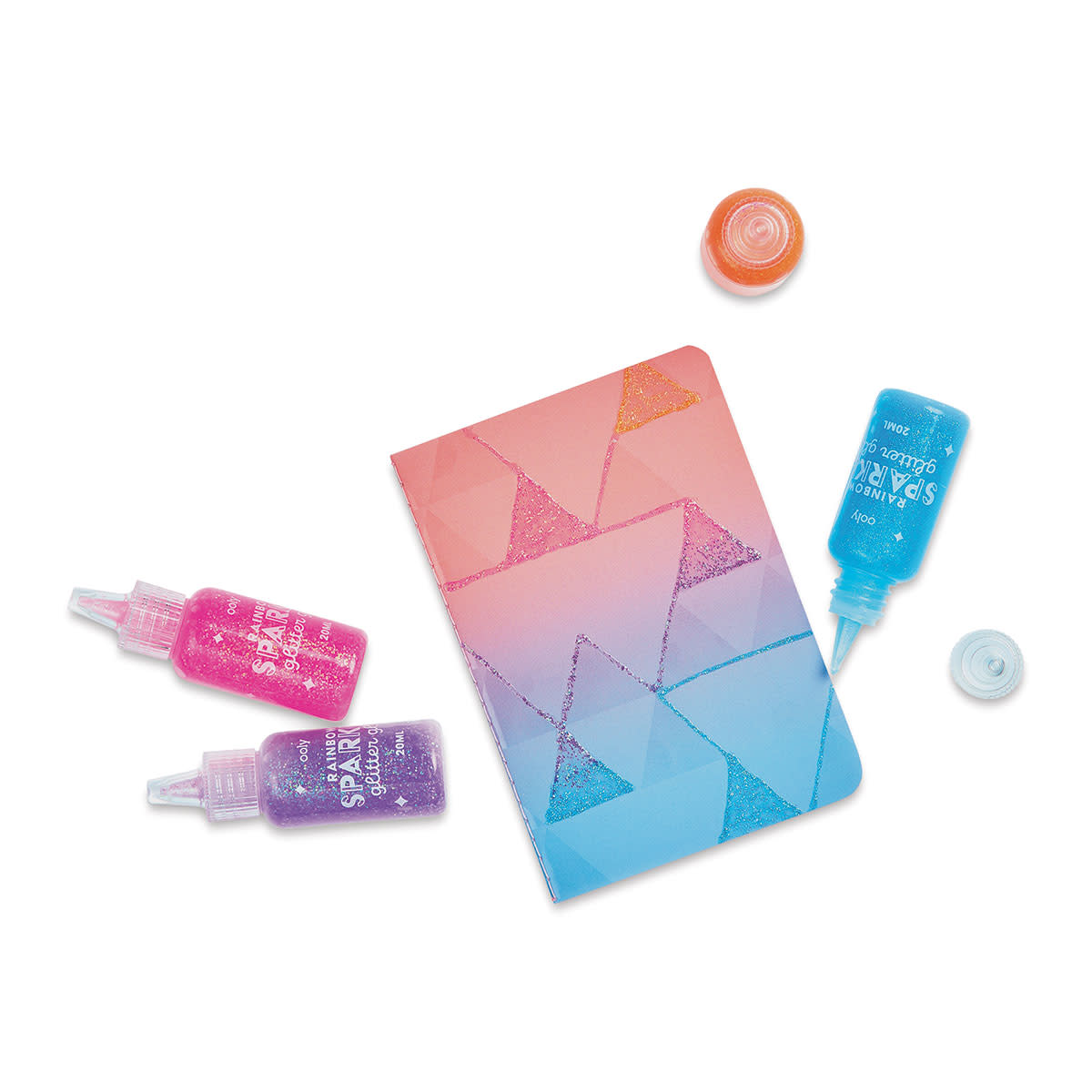 Rainbow Sparkle Glitter Glue Set