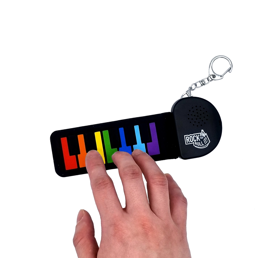 Micro Rock and Roll It Keychain