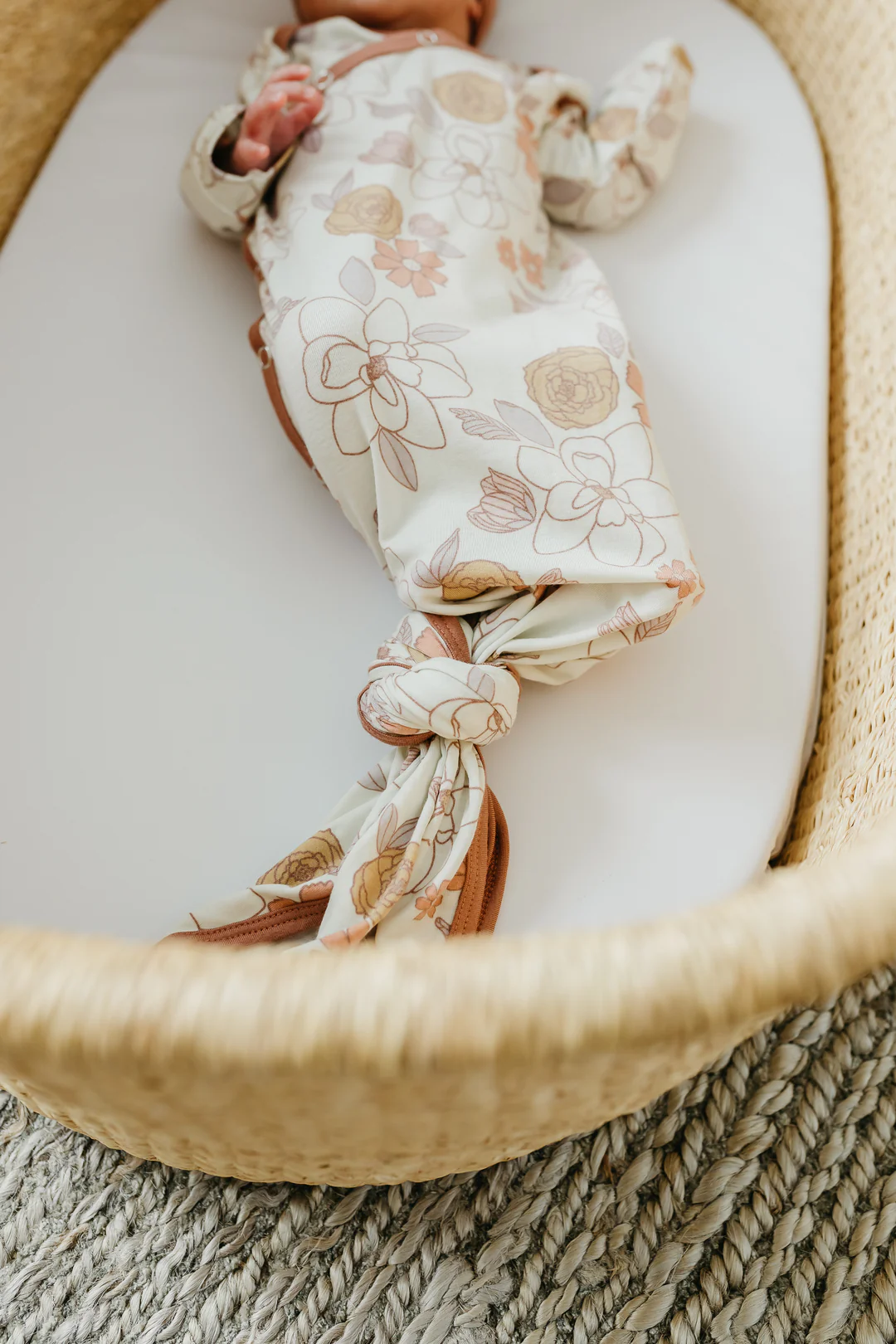 Ferra Newborn Knotted Gown
