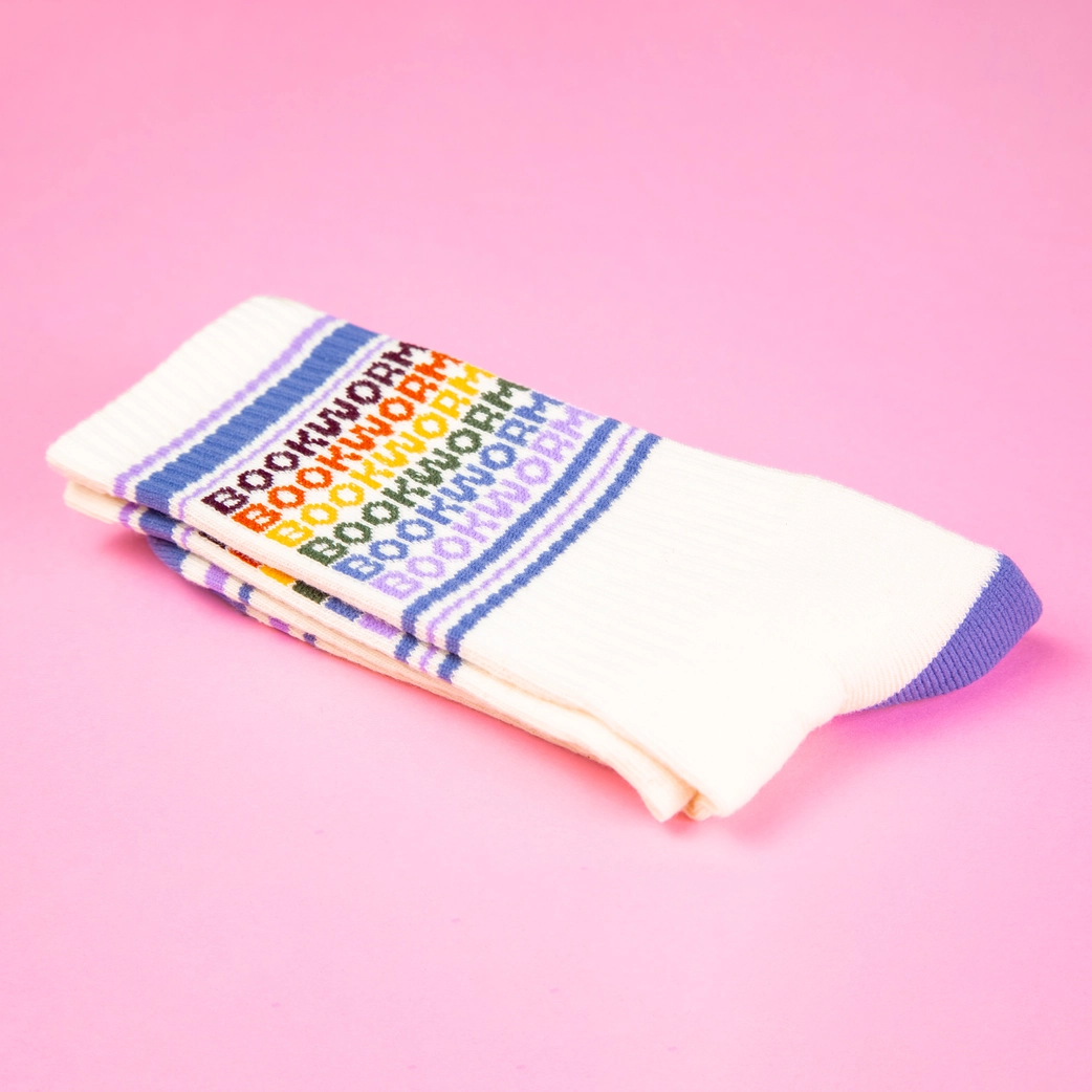Bookworm Vintage Rainbow Socks