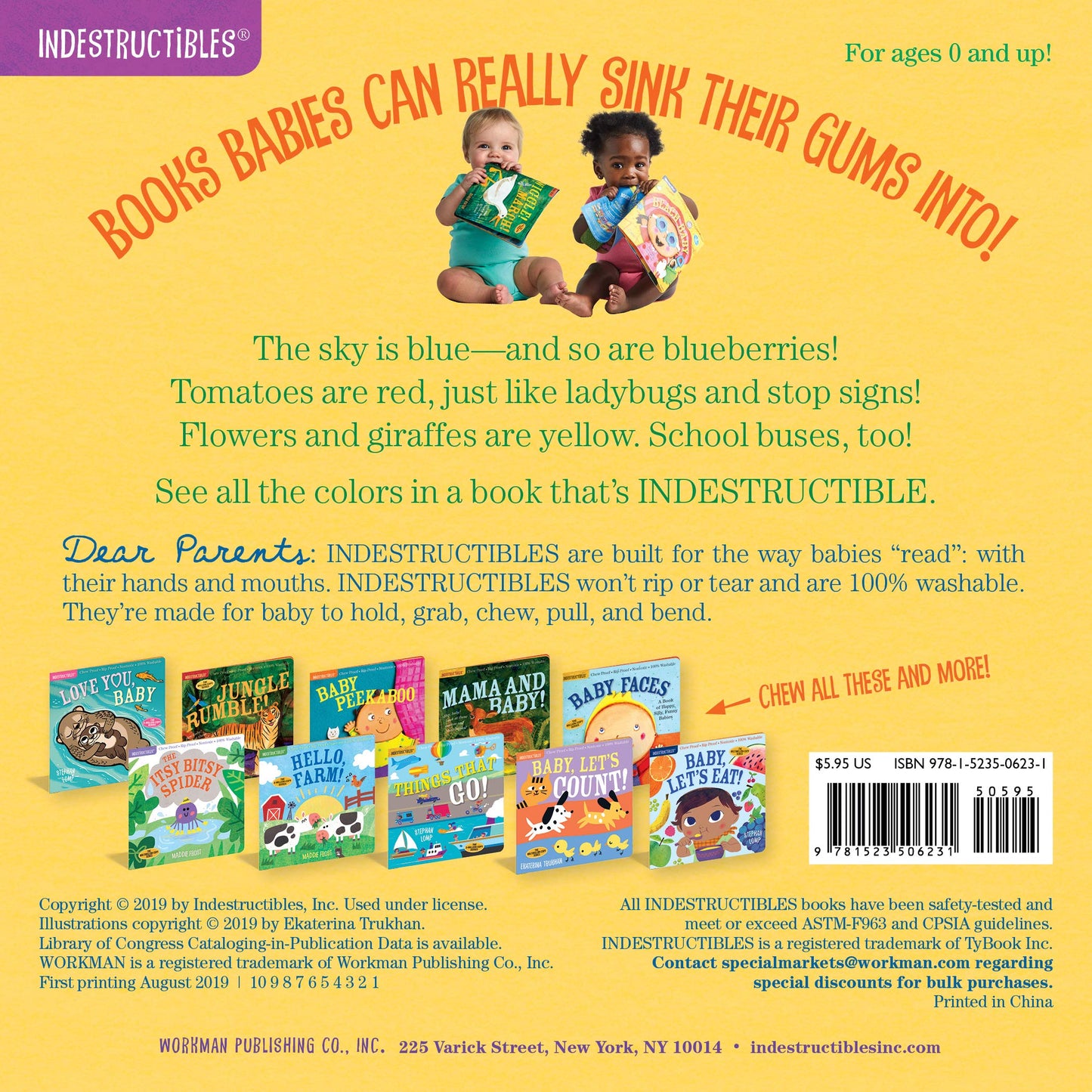 Baby See the Colors! Indestructibles Book
