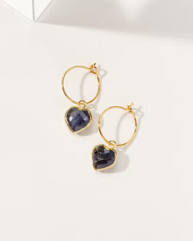 Conversation Heart Mini Hoop Earrings