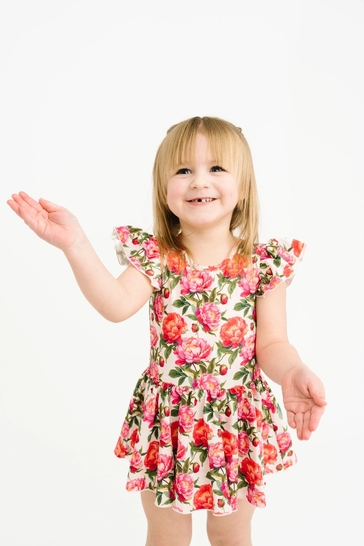 Girls Tatum Floral Swim Dress