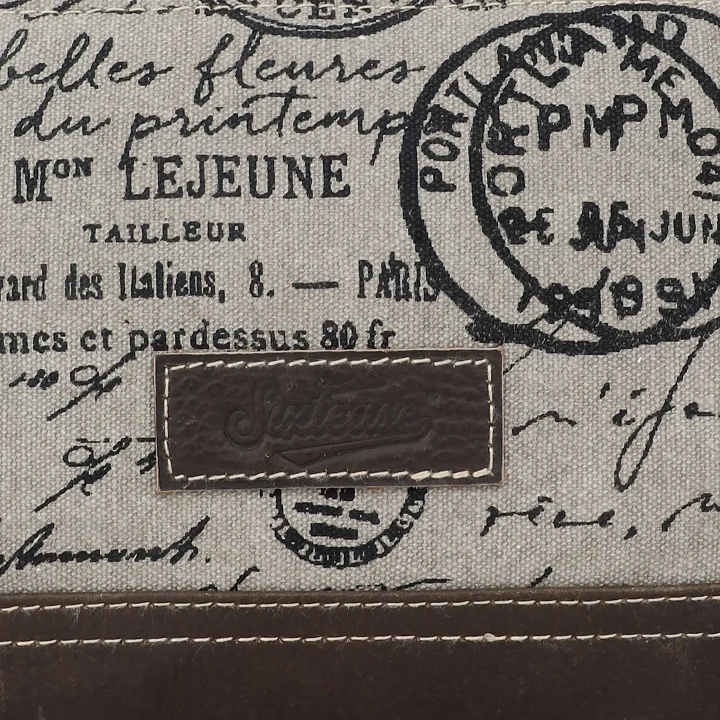 Women's Crossbody Bag - French Script