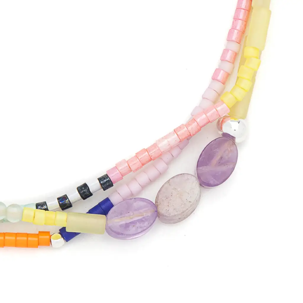 Mixed Media Bracelet - Moonlight Magic