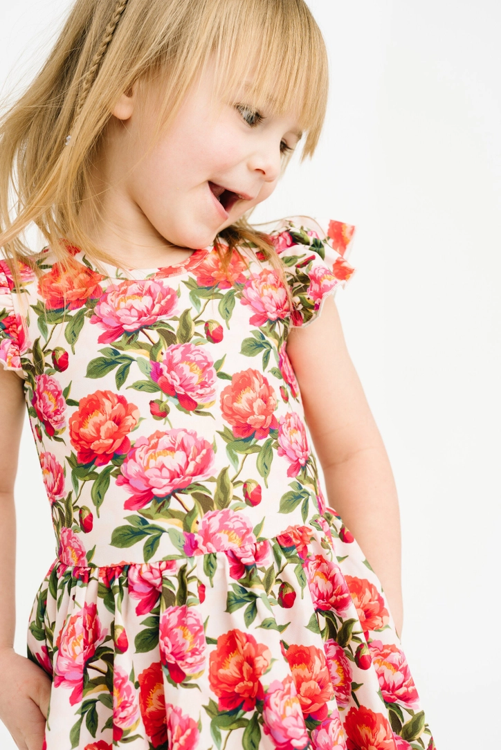 Girls Tatum Floral Swim Dress